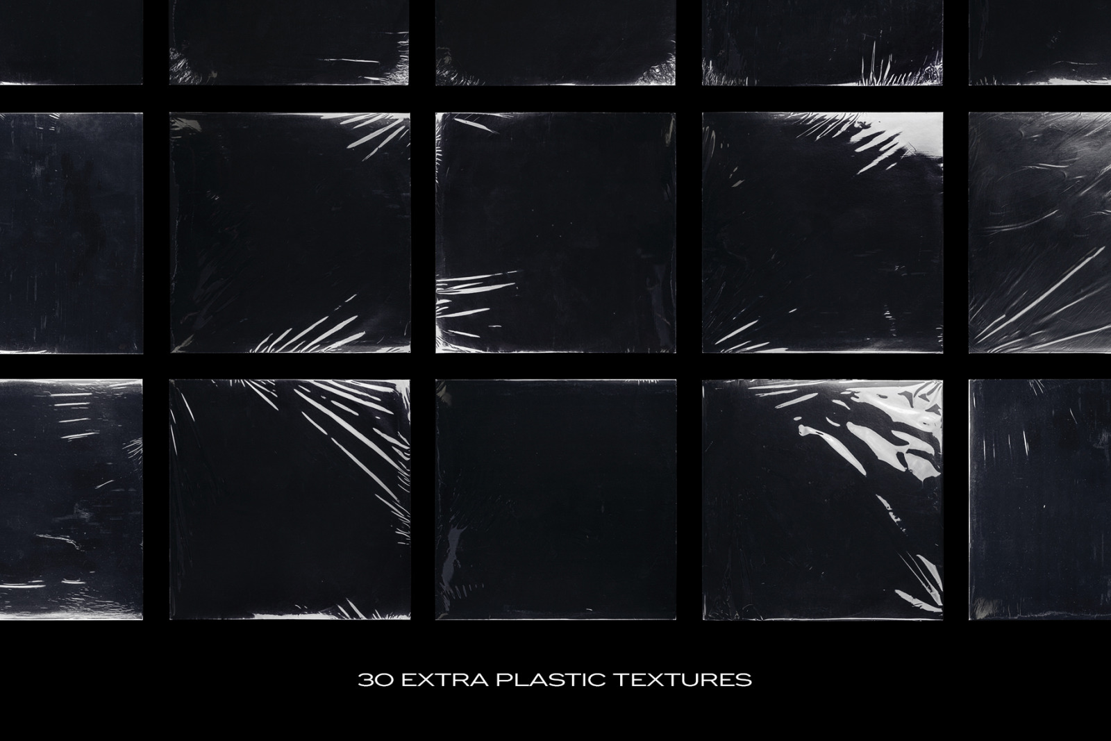 Plastic Wrap Texture Branding Bundle Plastic Wrap Texture Branding Bundle