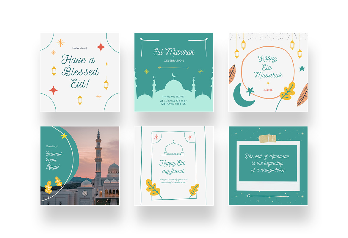 Merry and Cheerful ‘Selamat Lebaran’ Instagram Template