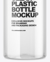 Clear Plastic Bottle Mockup