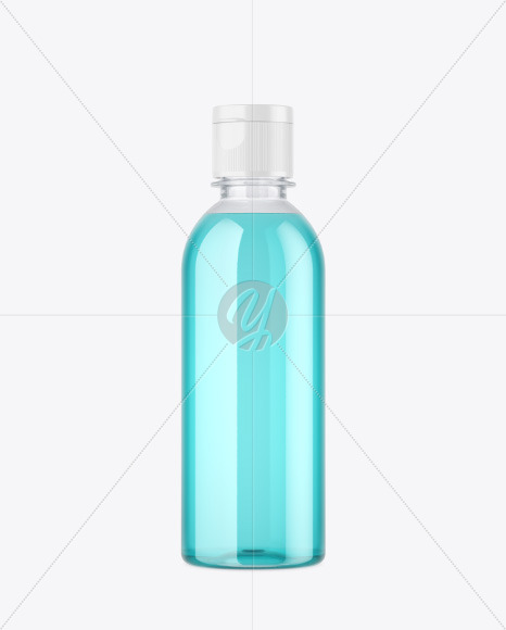 Clear Plastic Bottle Mockup