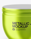 Metallic Jar Mockup