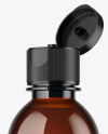 Amber Plastic Bottle Mockup Amber Plastic Bottle Mockup
