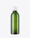 Green Plastic Bottle Mockup