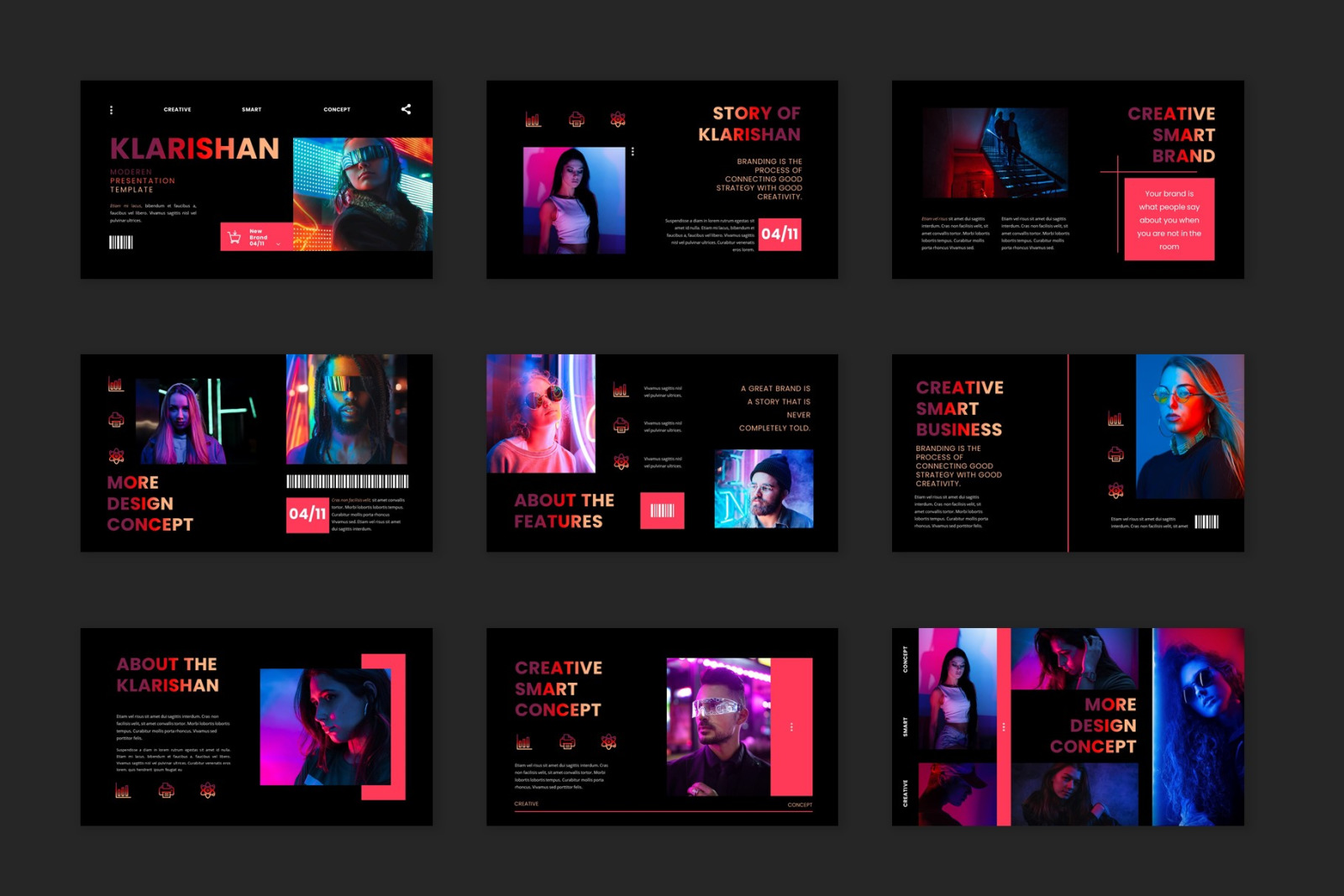 Klarishan - Creative Business PowerPoint Template Klarishan - Creative Business PowerPoint Template