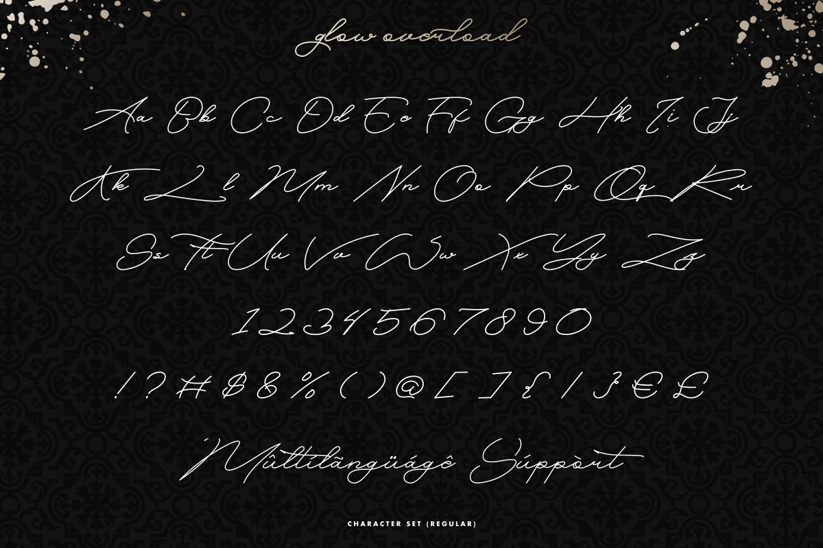 Glow Overload Font Glow Overload Font