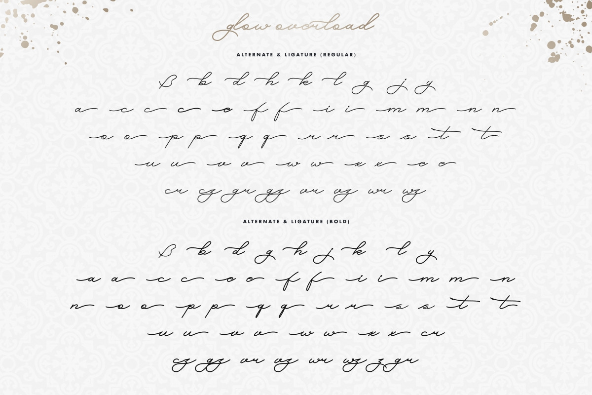 Glow Overload Font Glow Overload Font