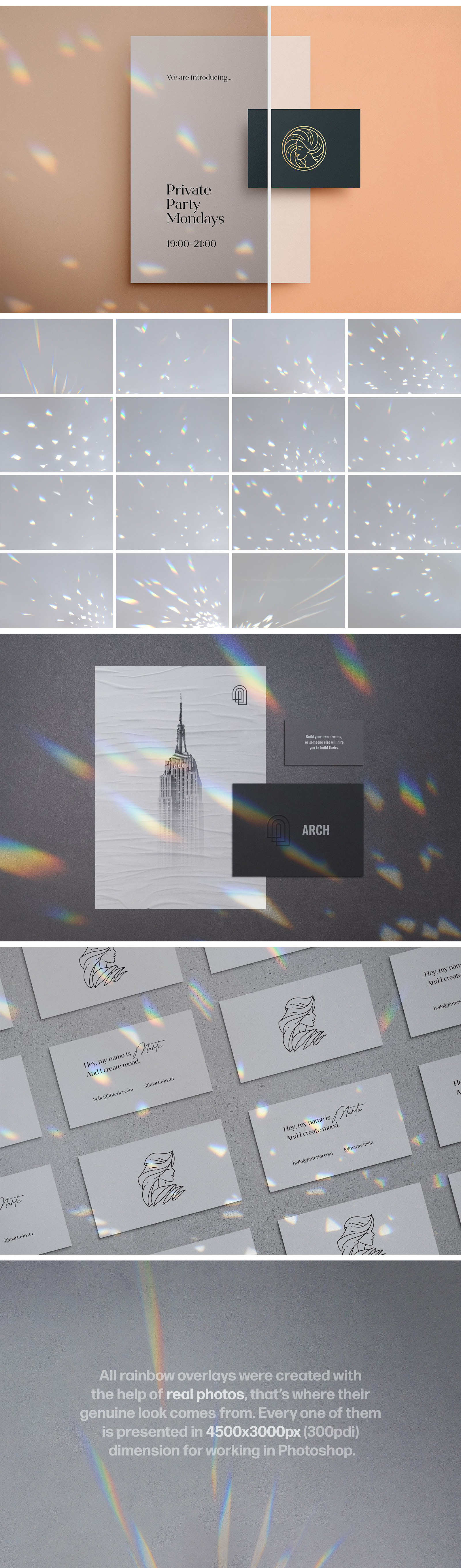 Spectrum Rainbow Photo Overlays Spectrum Rainbow Photo Overlays