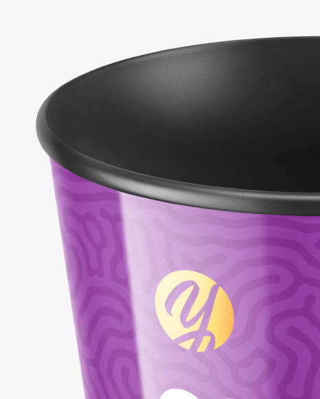 Glossy Coffee Cup Mockup