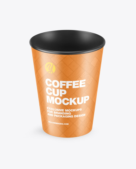 Matte Coffee Cup Mockup