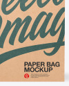 Kraft Paper Bag Mockup