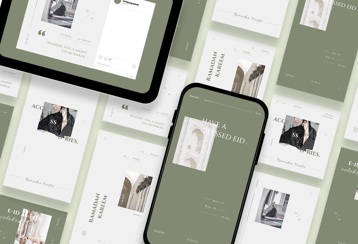 Classy Happy Eid Instagram Template Classy Happy Eid Instagram Template