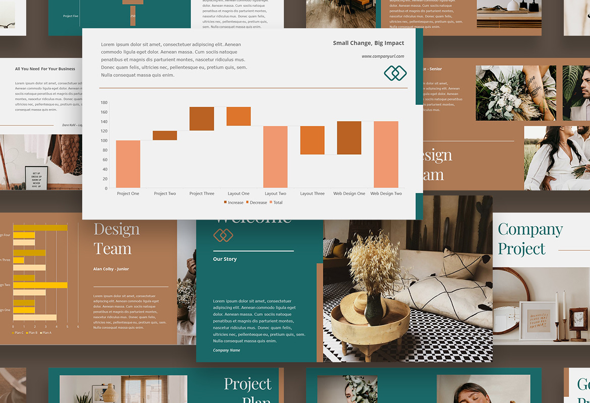 Beautiful Elegant Corporate Presentation Template