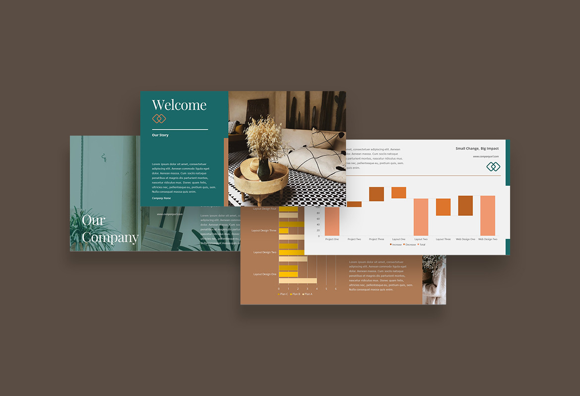 Beautiful Elegant Corporate Presentation Template