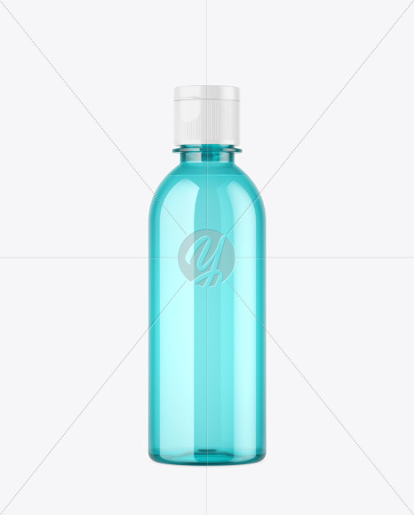 Colored Plastic Bottle Mockup