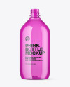 Colored Plastic Bottle Mockup