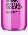 Colored Plastic Bottle Mockup