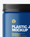 Matte Plastic Jar Mockup