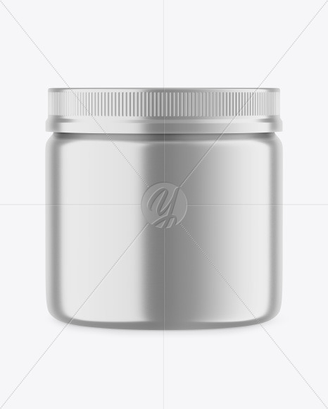 Metallic Jar Mockup