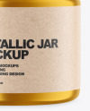 Metallic Jar Mockup