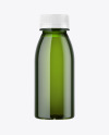 Green Plastic Bottle Mockup