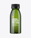 Green Plastic Bottle Mockup