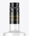 Frosted Glass Vodka Bottle Mockup