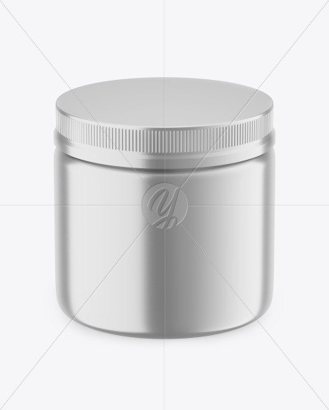 Metallic Jar Mockup