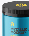 Metallic Jar Mockup