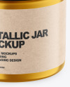 Metallic Jar Mockup