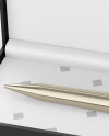 Gift Writing Pen in Box Mockup