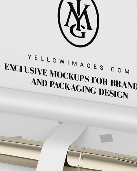 Gift Writing Pen in Box Mockup