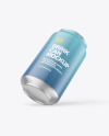 330ml Matte Drink Can Mockup