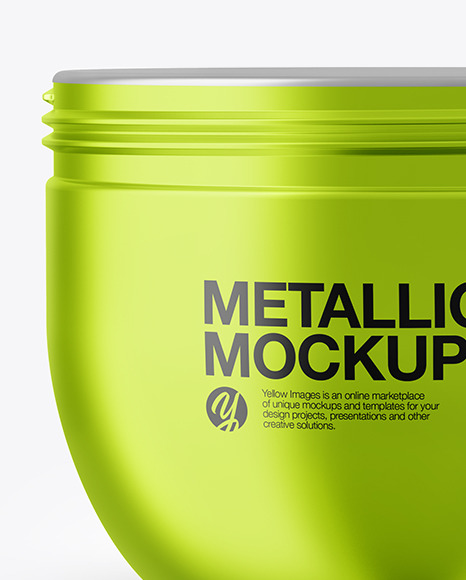 Metallic Jar Mockup