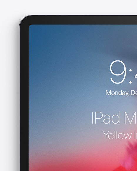 Apple iPad Pro w/ Pen Mockup