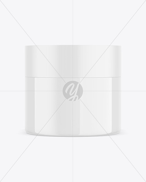 Plastic Cream Jar Mockup