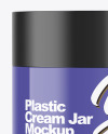 Plastic Cream Jar Mockup