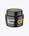 Glossy Cosmetic Jar Mockup