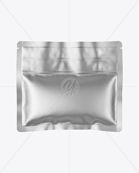 Matte Metallic Pouch Mockup