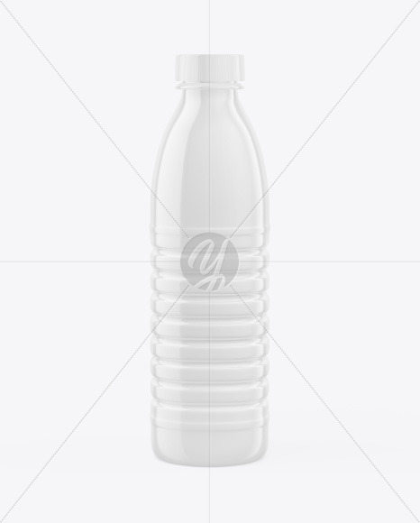 Glossy Drink Bottle Mockup