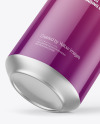 500ml Glossy Drink Can Mockup