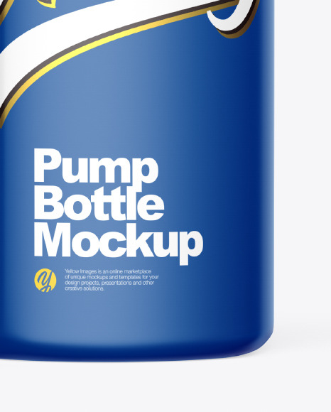 Pump Bottle Mockup