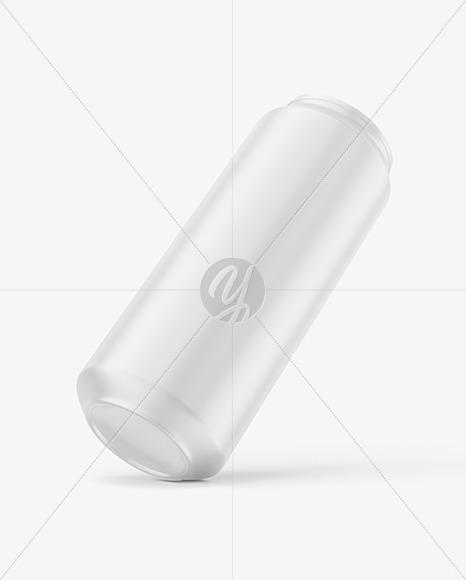 500ml Matte Drink Can Mockup