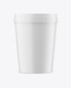 Matte Ice Cream Cup Mockup