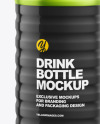 Metallic Drink Bottle Mockup