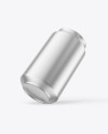 330ml Matte Metallic Drink Can Mockup