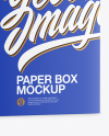 Matte Plastic Jar with Box Mockup