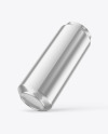 500ml Glossy Metallic Drink Can Mockup