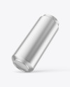 500ml Matte Metallic Drink Can Mockup