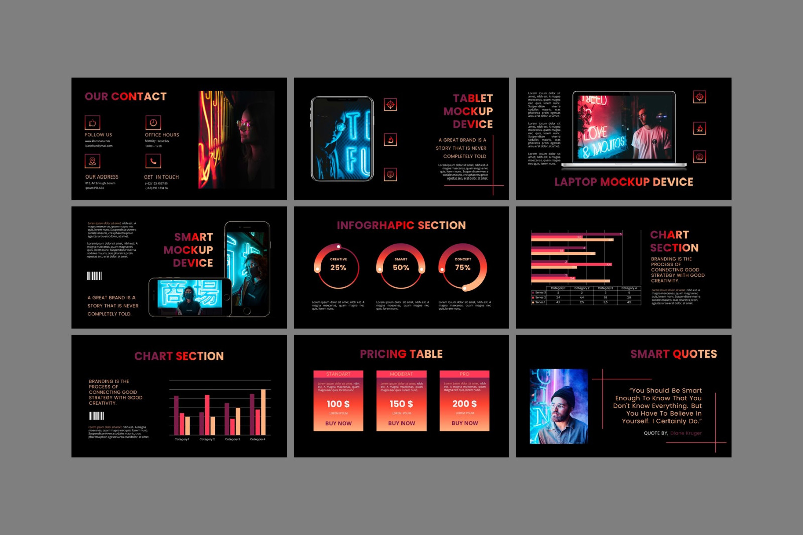 Klarishan - Creative Business Google Slide Template Klarishan - Creative Business Google Slide Template