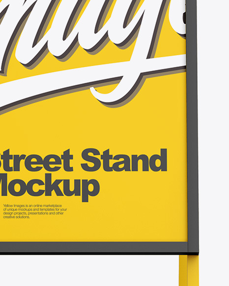 Street Stand Mockup